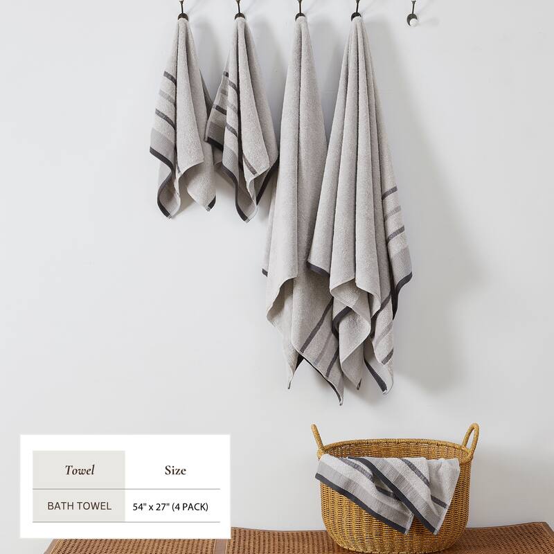 Linery & Co. Luxury Cotton Decorative Towel Set.