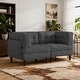 preview thumbnail 5 of 146, Madison Oversized Upholstered Corduroy Modular Sectional Sofa