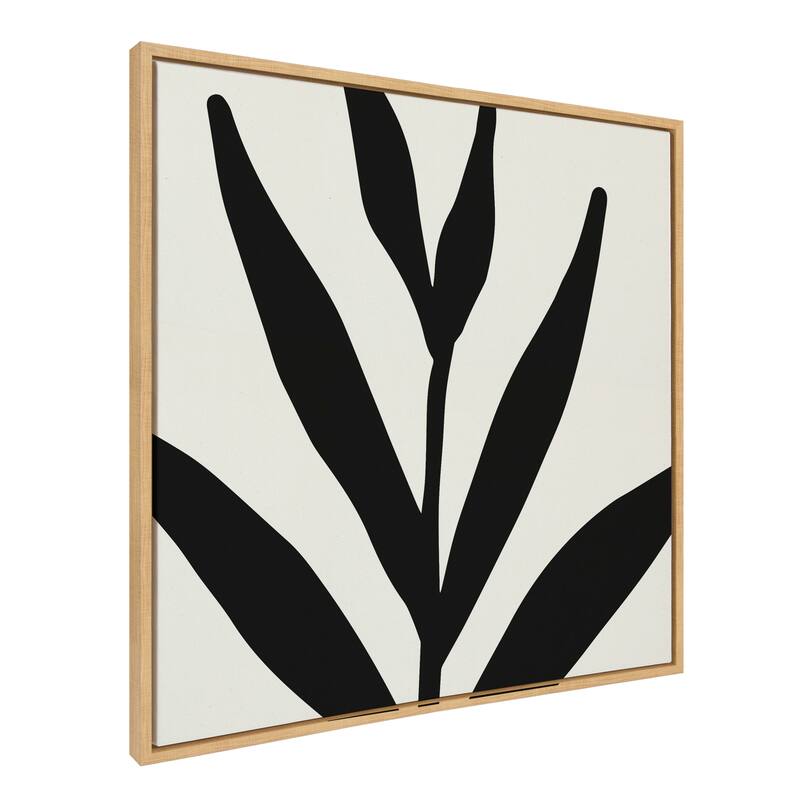 Kate and Laurel Sylvie Neutral Canvas by The Creative Bunch Studio - 30x30 - Plastic - Natural