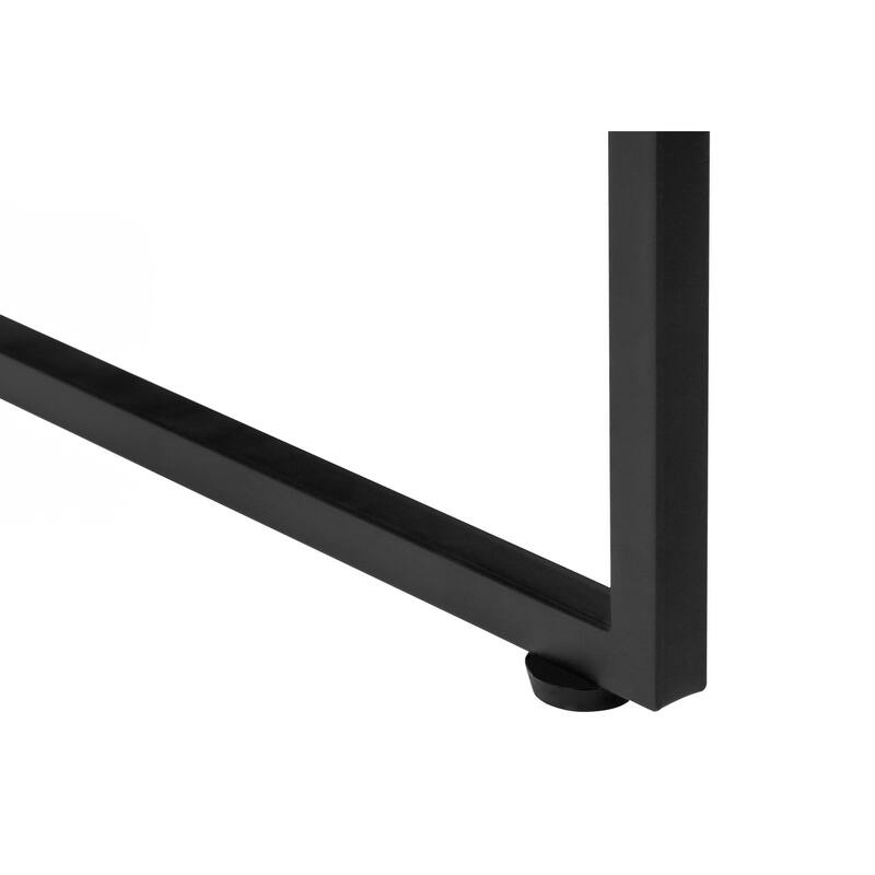 Modern Contemporary 3 Tier Bookshelf, 60"h Bookcase Black Metal Frame Etagere, for Living room Office Bedroom