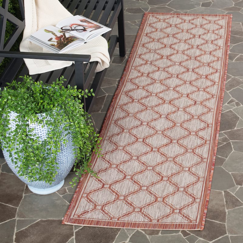 SAFAVIEH Courtyard Lydie Indoor/ Outdoor Waterproof Patio Backyard Rug