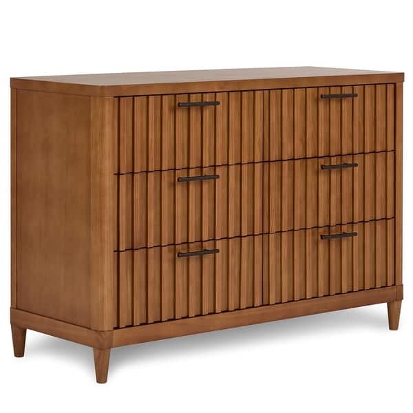 slide 2 of 6, èvolur Flynn 6-Drawer Double Dresser in Sedona Sedona 