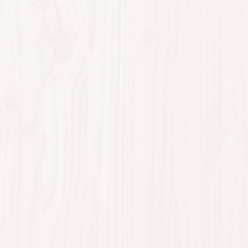 vidaXL Garden Planter with Fence Design Outdoor Flower Box Solid Wood Pine - 39.4 x 19.7 x 19.7 in