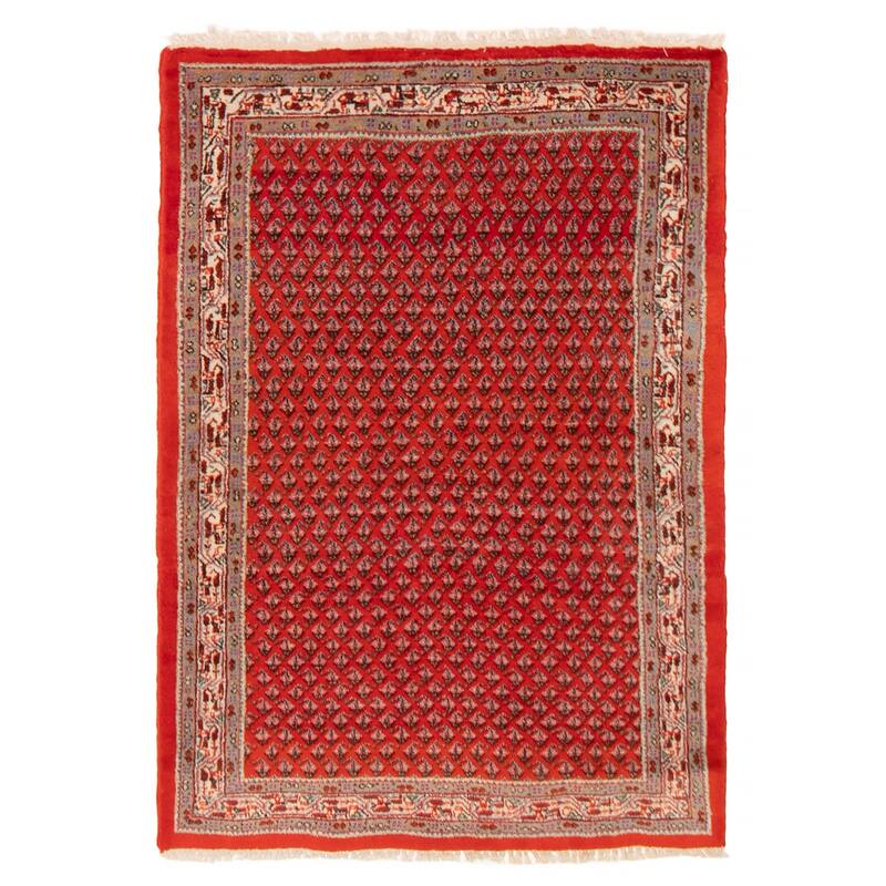 ECARPETGALLERY Hand-knotted Royal Sarough Red Wool Rug - 3'3 x 4'11 - Red - 3'3 x 4'11