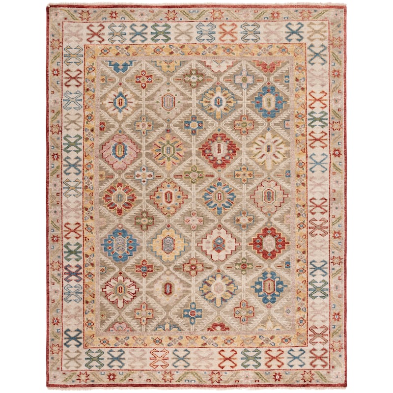 SAFAVIEH Hand-Knotted Samarkand Dolf Traditional Wool Rug
