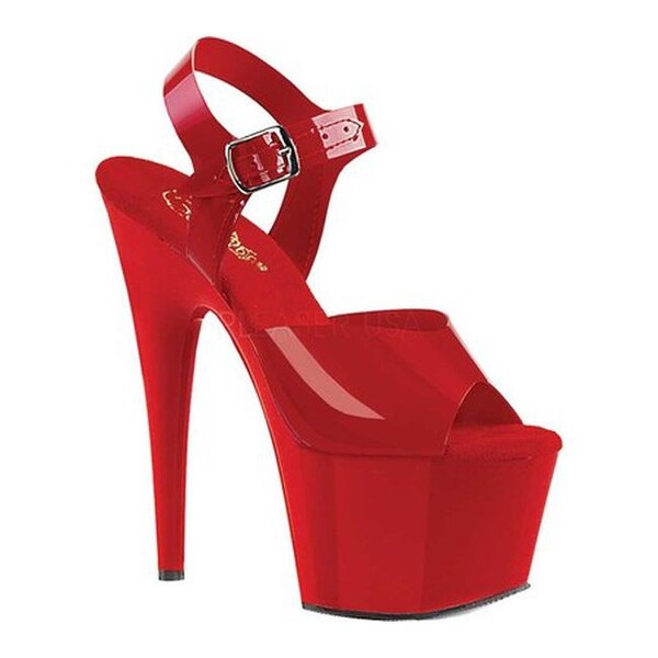 red jelly sandals womens