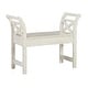 preview thumbnail 5 of 9, Heron Ridge Casual Vintage Storage Accent Bench