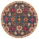preview thumbnail 11 of 28, SAFAVIEH Handmade Aspen Miloranka BOHO Wool Rug 5' Round - Navy/Red