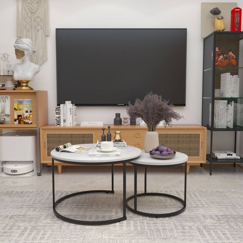 Nesting Coffee Table Set of 2