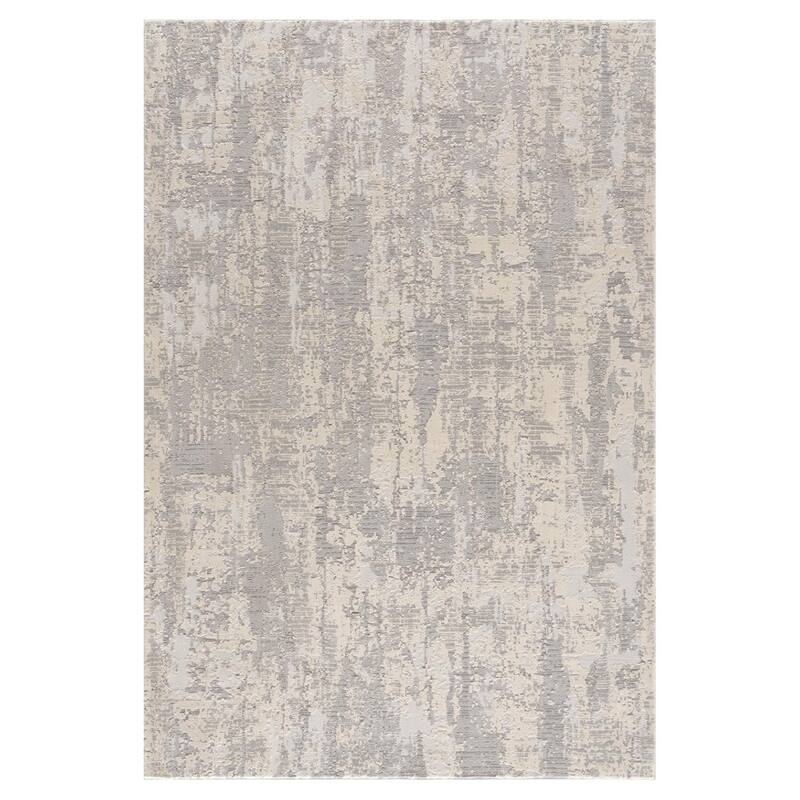 HomeRoots Abstract Modern Rectangle Area Rug - 48.00 in. x 27.00 in. x 0.80 in.