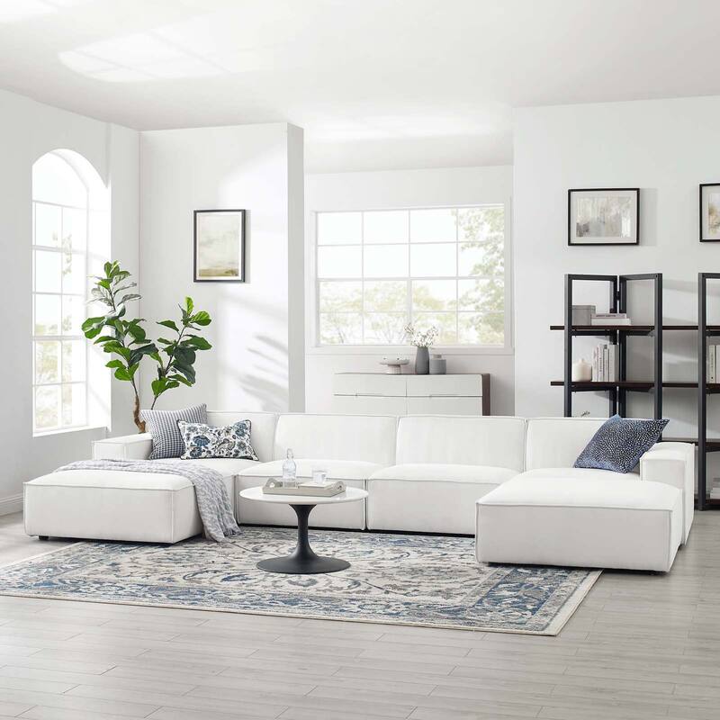 Restore 6-Piece Sectional Sofa - White