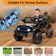 preview thumbnail 7 of 5, Ride on Truck Car w/Remote Control 3 Speeds Black