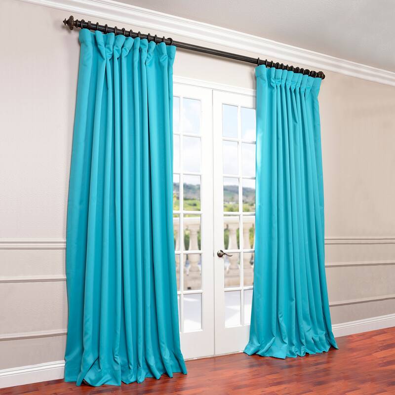 Exclusive Fabrics Extra Wide Room Darkening Curtain (1 Panel)