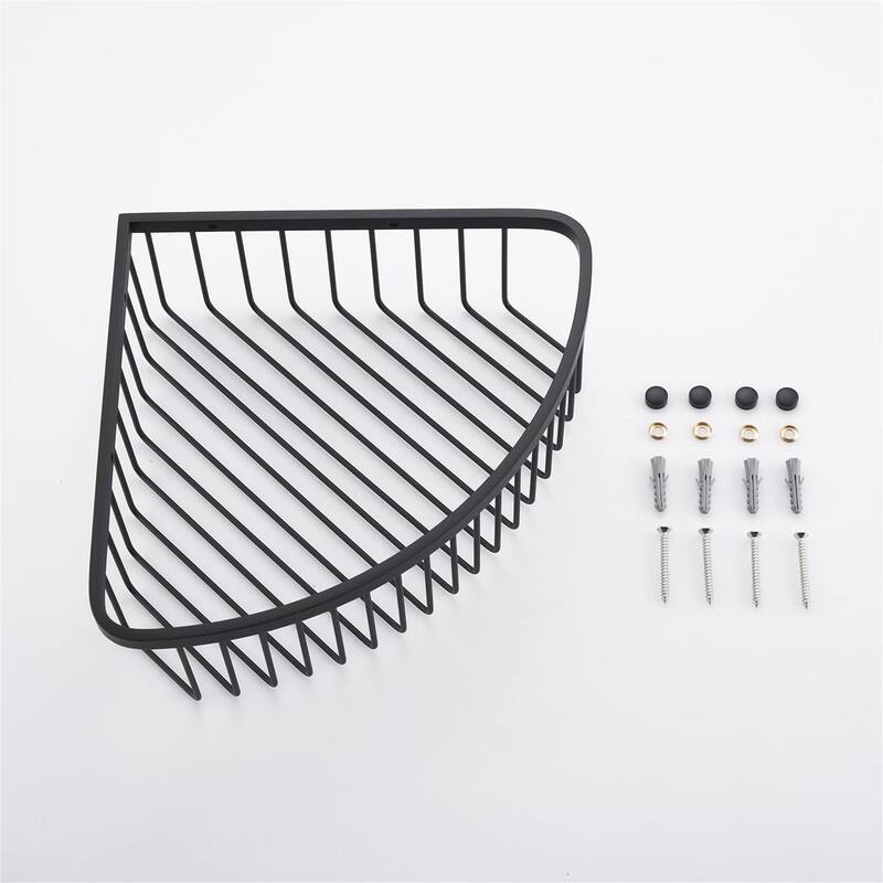 Shower Caddy Corner Shelf Basket - 9.05"D x 12"W x 3.14"H