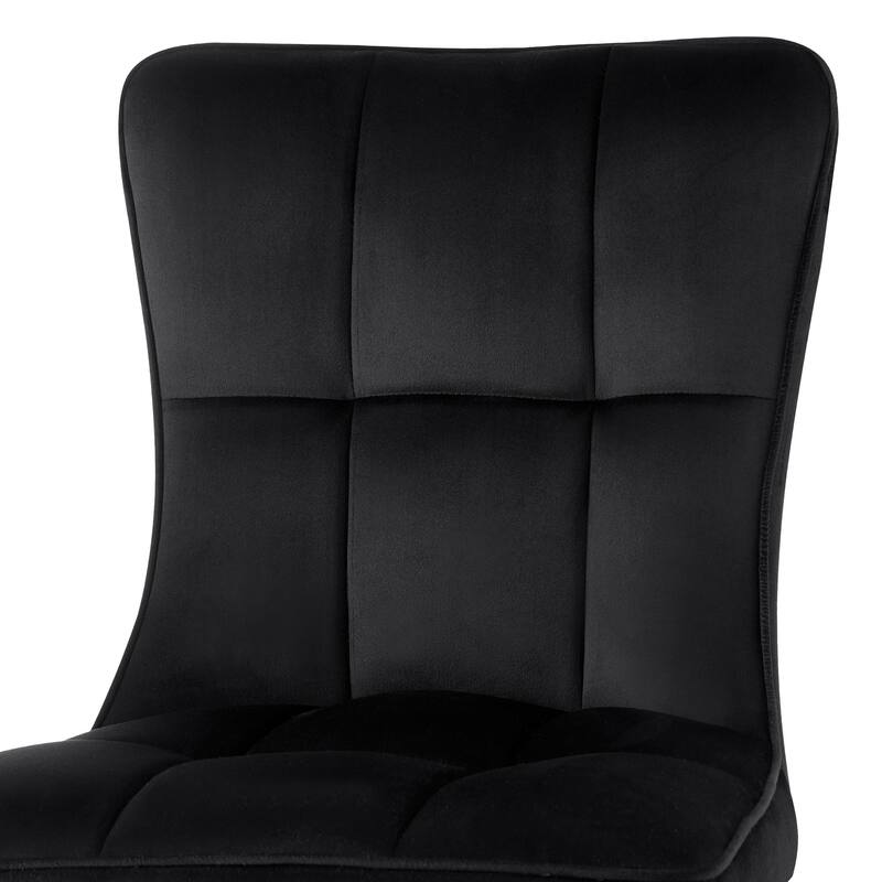 Modern Velvet Upholstered Dining Chairs, Set of 2/4 - 35.8"H x 18.9"W x 23.2"D