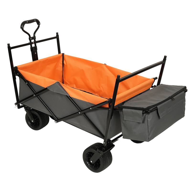480lb Canopy Wagon with 7" Wheels - Lightweight Foldable for Camping