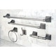 preview thumbnail 10 of 9, Kingston Brass Monarch 5-Piece Bathroom Accessory Set Brushed Nickel