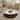 35" Modern Faux Marble Round Coffee Table, White Glossy Sintered Stone Tabletop
