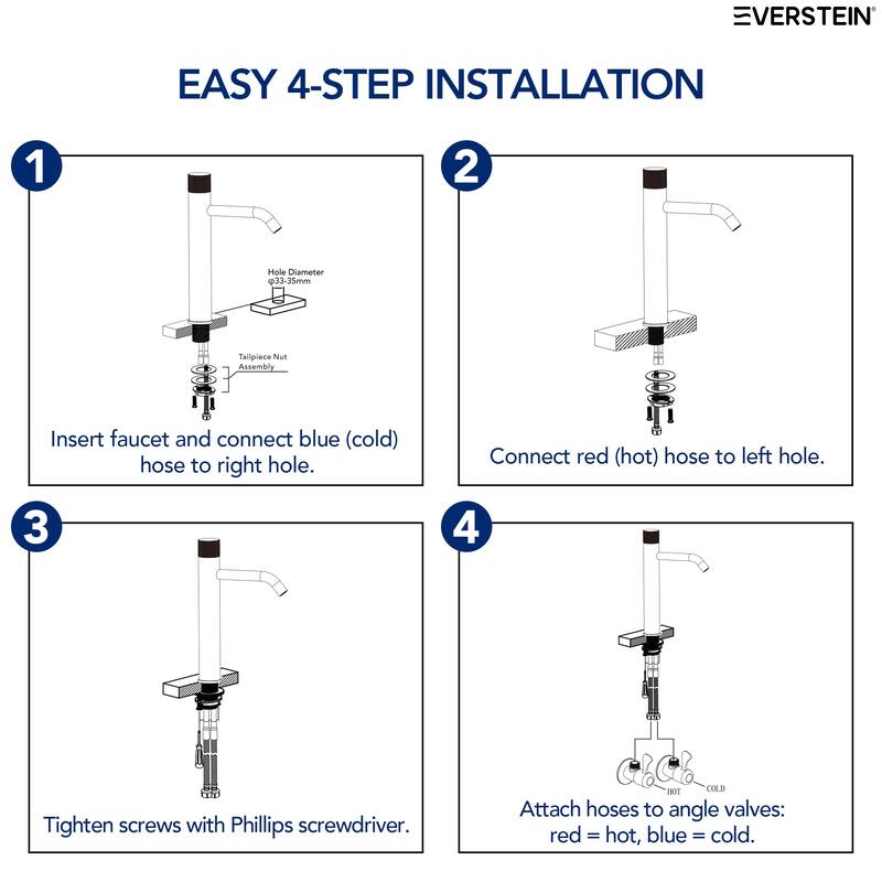 Modern Single Hole Bathroom Faucet,Deck Mount Sink Faucet