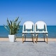 preview thumbnail 4 of 16, SAFAVIEH California Outdoor Side Chair Set of 2 (Fully Assembled) - 20 in. W x 22 in. D x 35 in. H