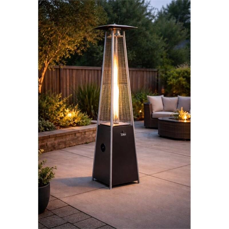 Origins by Alpine Apex Flame Outdoor Flame Heater, Mocha