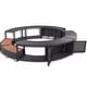 preview thumbnail 4 of 3, vidaXL Hot Tub Surround Black Poly Rattan