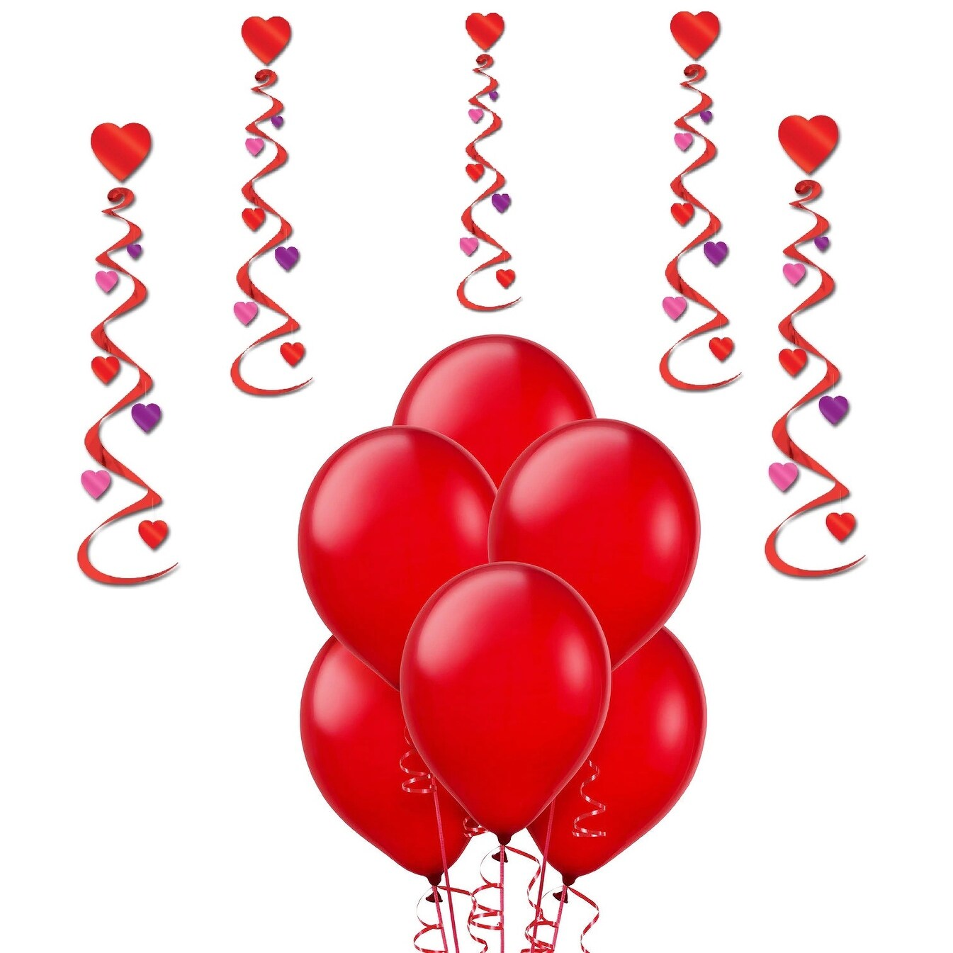 Shop Beistle Party Supplies 30 Inches Red Purple Pink 3 Hanging