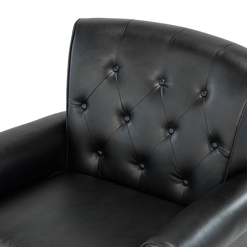 Mycenae Upholstered Accent Armchair with Nailhead Trim Set of 2