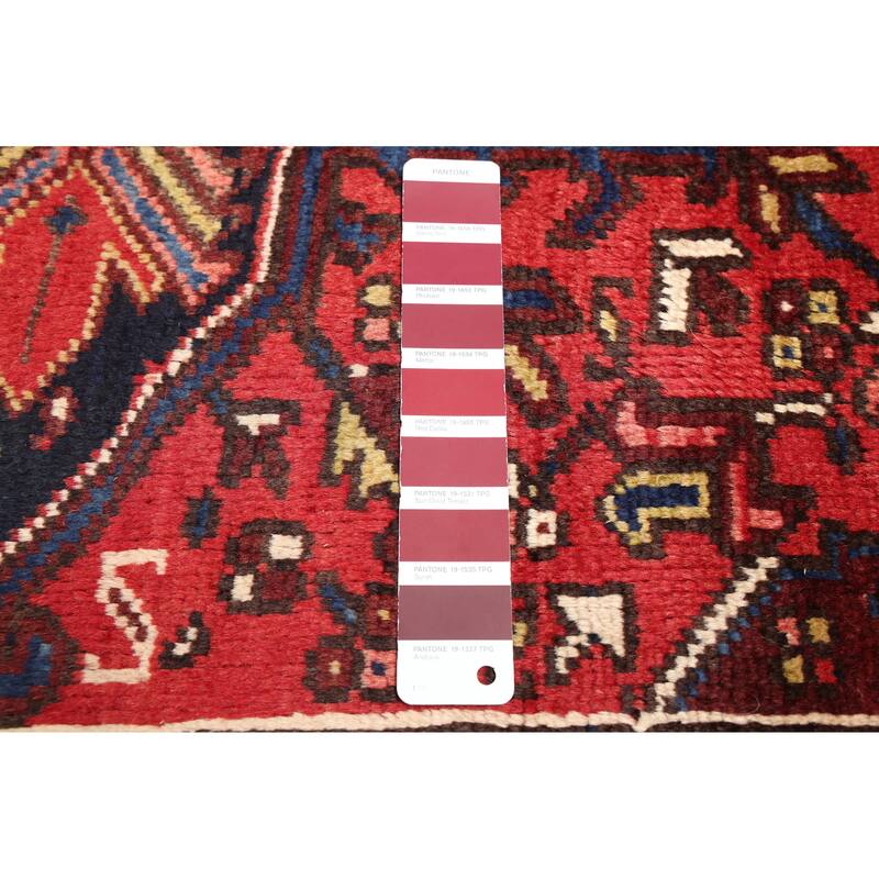 ECARPETGALLERY Hand-knotted Sarabi Red Wool Rug - 7'10 x 10'7