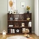 preview thumbnail 13 of 28, GDFStudio - Oxon Modern 10-Shelf Bookcase with Cubby Storage