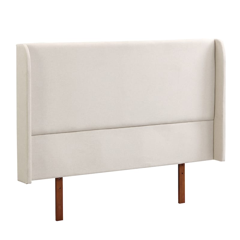 Open Frame Platform Bed with Headboard, Solid Dry Bamboo Bed Frame