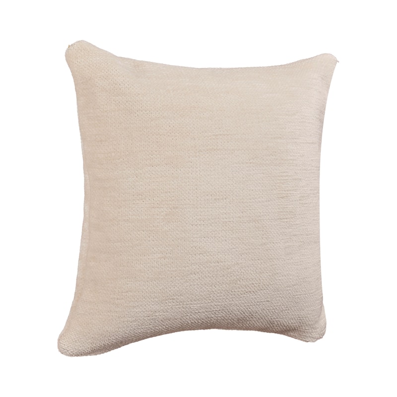 Sevita Transitional Solid Chenille Indoor Throw PIllow