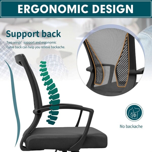 【地域限定送料込み】定価51,600円HRALEM CHAIR DENIM 2脚 Homall Office Chair Mesh Chair Ergonomic Desk Chair with