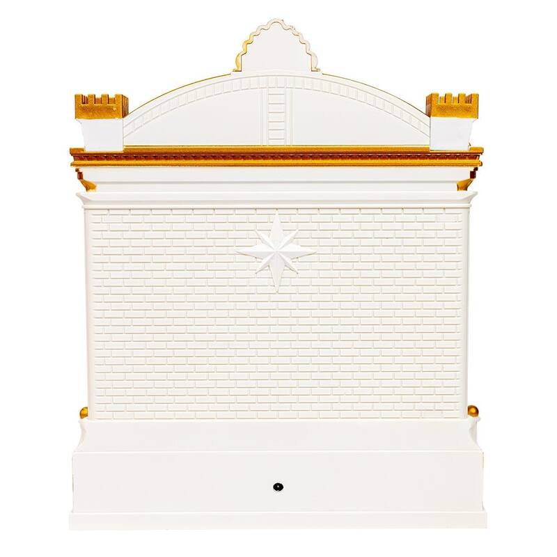 Kurt Adler 9.25-Inch Battery Operated USB LED Lighted Ballet Theater Lantern with Spinning Glitter Water