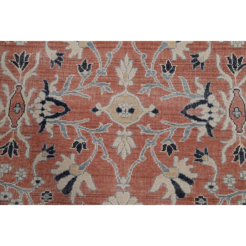 Floral Oriental Sultanabad Ziegler Turkish Wool Area Rug Hand-knotted - 9'9" x 13'0"