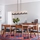 preview thumbnail 2 of 10, 10-Light Industrial Farmhouse Linear Candle Chandelier with Cylinder Clear Glass Shade
