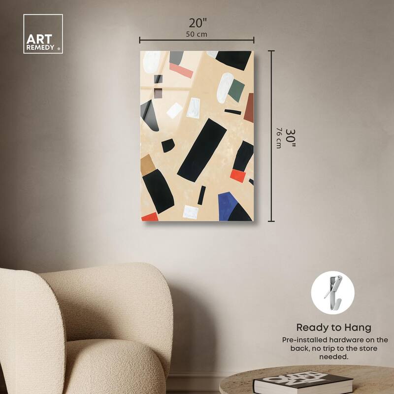 Mindscape Mosaic I Acrylic by Art Remedy, Ready to Hang