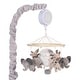 preview thumbnail 1 of 3, Lambs & Ivy Linen Safari Musical Elephant/Giraffe Baby Crib Mobile