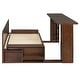 preview thumbnail 14 of 15, Multifunctional Sofa Bed Convertible Daybed with Removable Integrated Desk/Hydraulic Side Table/Storage Drawers for Small Spaces