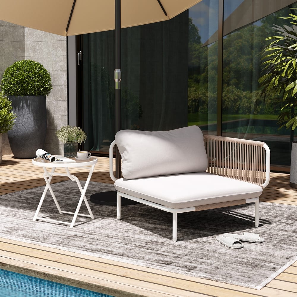 Pellebant Outdoor Sectional Sofa Patio Conversation Seating Set