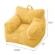 preview thumbnail 80 of 88, Children's Bean Bag Chair,Corduroy Bean Bag Sofa with Armrests
