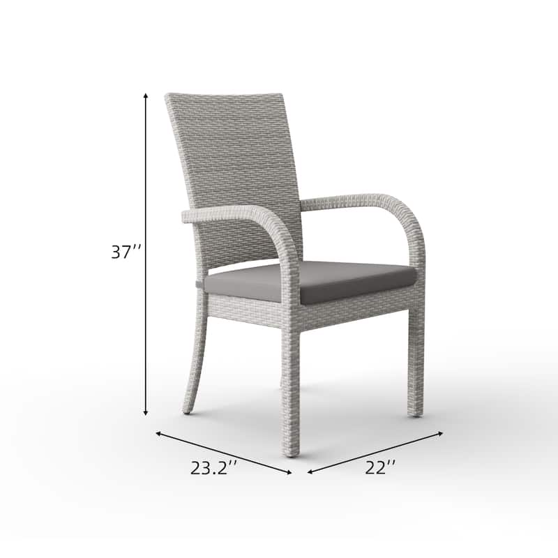 9-Piece Outdoor Patio Woven Dining Set