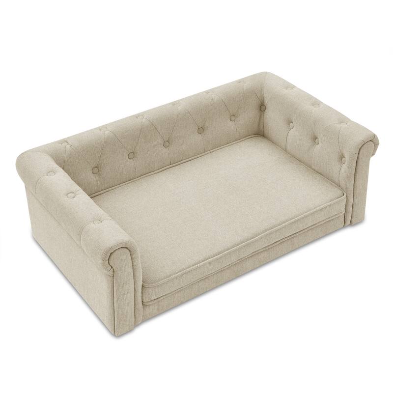 Elegant Rectangle Pet Bed for Medium and Large Dogs,Durable Elevated Dog Sofa Bed,Dog Couch,Dog Sofa for Large Dogs