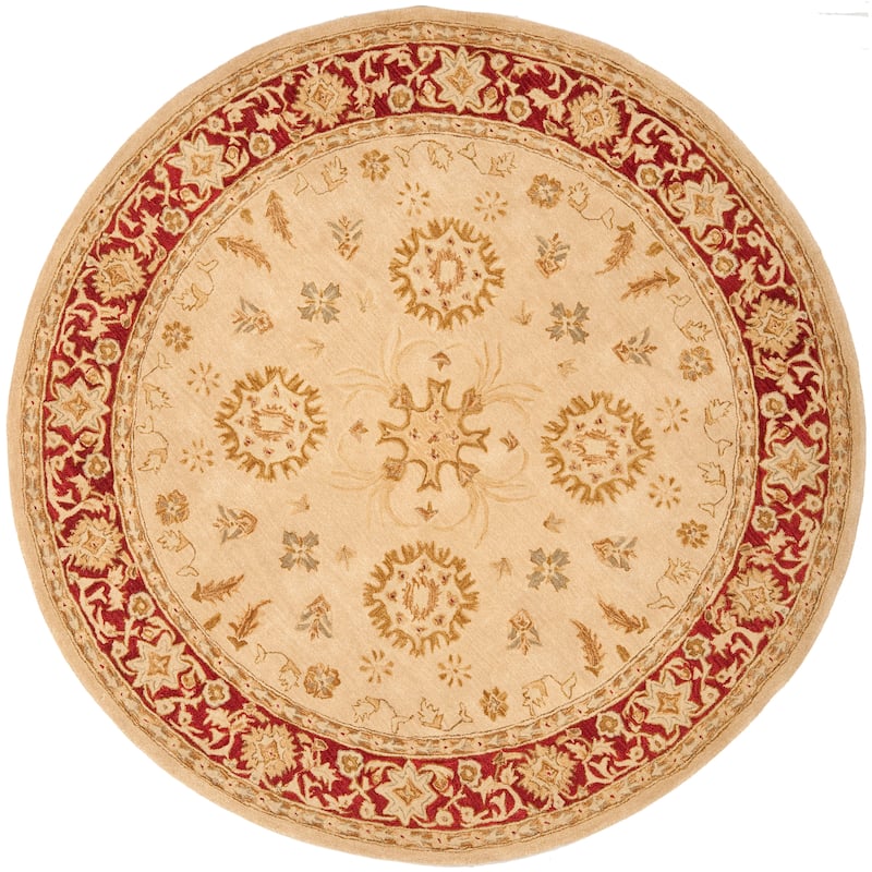 SAFAVIEH Handmade Anatolia Zelmira Traditional Oriental Hand-spun Wool Rug