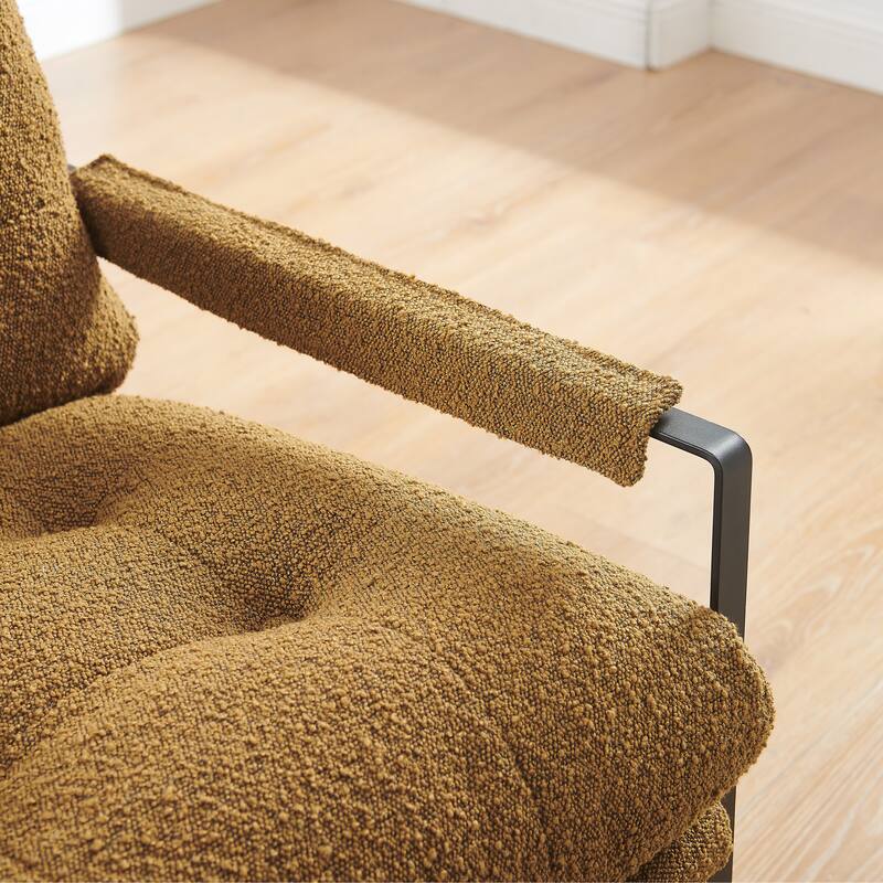 Art Leon Mid-Century Modern Tufted Accent Chair