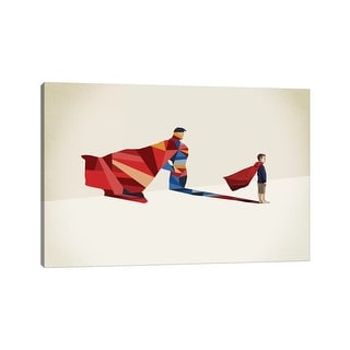 iCanvas "Walking Shadow Hero I" by Jason Ratliff Canvas Print