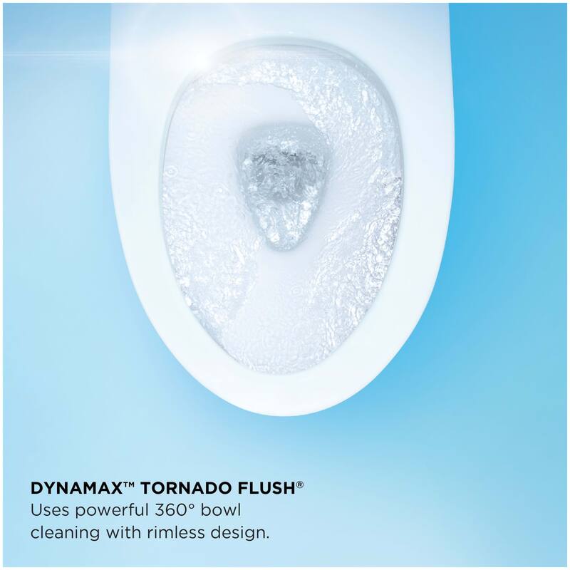 Toto CWT426CMFG#WH AP 0.9 / 1.28 GPF Dual Flush Wall Mounted Two Piece Elongated Chair Height Toilet