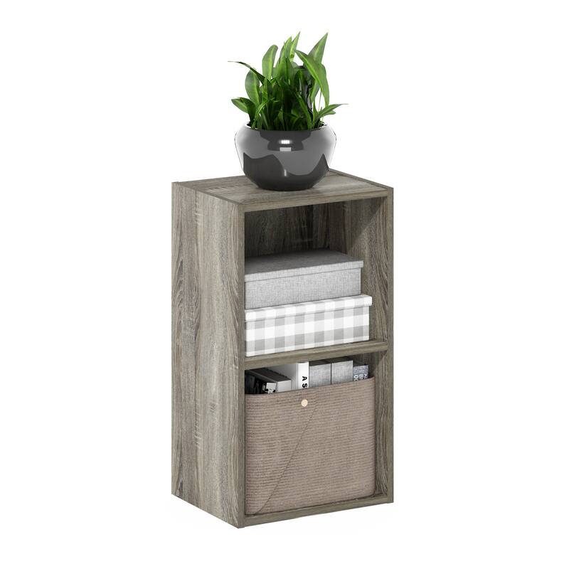 Furinno Pasir 2-Tier Open Shelf Bookcase