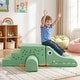 preview thumbnail 12 of 18, Costway 3 PCS Soft Velvet Toddler Climbing Toys Crocodile-Themed Foam - See Details
