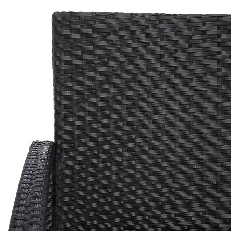 SAFAVIEH Outdoor Sherlyn 4-Piece Conversation Patio Set - 40W x 32D x 24H